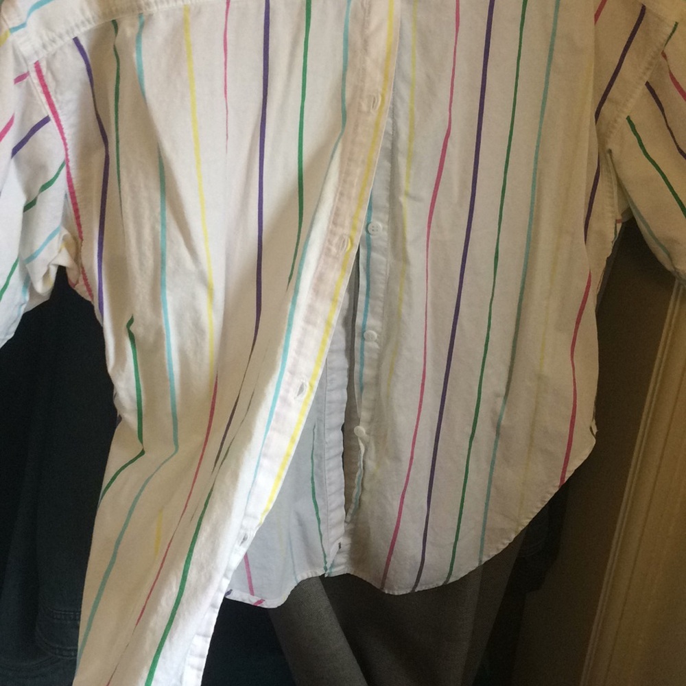 Candy Striped Button Down - image 7